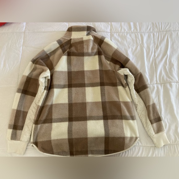 Abercrombie & Fitch diagonal snap fleece  sz. XL - Picture 2 of 3
